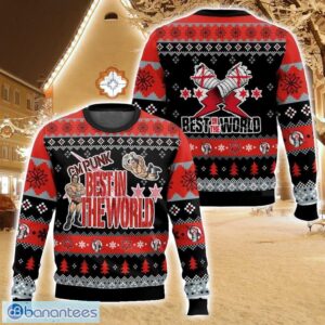 CM Punk WWE Ugly Christmas Sweater Christmas Gift For Family Holiday Gift Product Photo 1