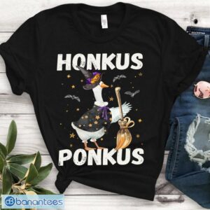 Honkus Ponkus T-Shirt, Funny Witches Honk Goose Game Cute Honkus Ponkus Shirt Product Photo 1