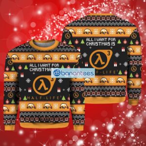 All I Want For Christmas Is Half life 3 Ugly Sweater Full Over Print Product Photo 3
