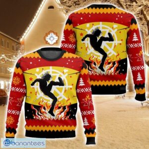 Burn It Down Seth Rollins WWE Ugly Christmas Sweater Christmas Gift For Family Holiday Gift Product Photo 1