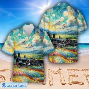 London and North Western Railway 2-2-2 Locomotive 'Princess Royal' Hawaiian Shirt Aloha Beach Shirt Product Photo 1