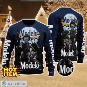Modelo Horror Halloween Night All Over Print Sweater Halloween Sweater Gift Ideas Product Photo 1