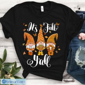 Cute Halloween Gnomes T-Shirt, Gnomes Autumn Pumpkin Fall Shirt Product Photo 1
