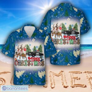 Merry Christmas Police Christmas Hawaiian Shirt Aloha Beach Shirt Product Photo 1
