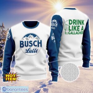 Busch Latte Drink Like A Gallagher Patrick Day 3D Print Sweater Christmas Gift Holiday Sweater Product Photo 1
