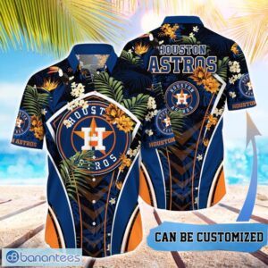 MLB Houston Astros Hawaiian Shirt Flower Summer Tropical Aloha Shirt Product Photo 1