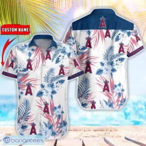 MLB Los Angeles Angels Hawaiian Shirt Flower Baseball Aloha Shirt Product Photo 1