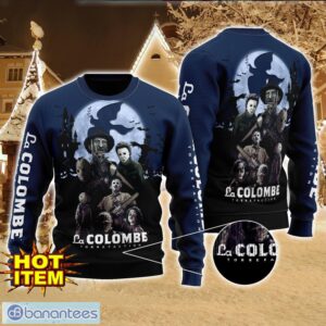 La Colombe Horror Halloween Night All Over Print Sweater Halloween Sweater Gift Ideas Product Photo 1