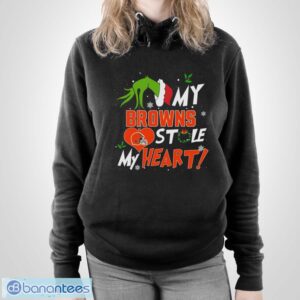 My Cleveland Browns Stole My Heart Shirt Sweatshirt Hoodie - Unisex Pullover Hoodie