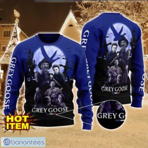 Grey Goose Vodka Horror Halloween Night All Over Print Sweater Halloween Sweater Gift Ideas Product Photo 1