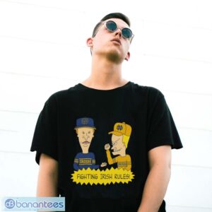 Official beavis and Butt-Head Notre Dame Fighting Irish Rules NCAA Shirt - G500 Gildan T-Shirt