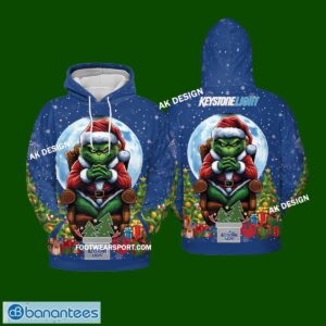 Keystone Light Beer King Grinch Christams 3D Hoodie, 3D TShirt, Ugly Sweater Gift For Men And Women - Keystone Light Beer King Grinch Christams 3D Hoodie Photo 1