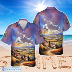 US Air Force 326th Bombardment Squadron Boeing B-52D-40-BW (SN 56-0695) Hawaiian Shirt Product Photo 1