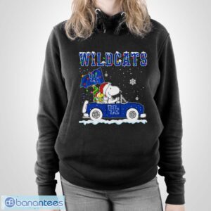 Kentucky Wildcats Snoopy And Woodstock Driving Car Shirt Sweatshirt Hoodie - Unisex Pullover Hoodie