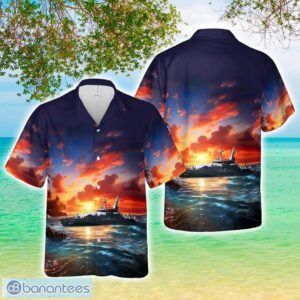 HMAS Larrakia (II) P84 Royal Australian Navy Armidale Class Patrol Boat Hawaiian Shirt Product Photo 1