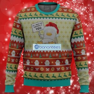 All I Want for Christmas Is You Christmas Ugly Sweater Full Over Print Product Photo 1