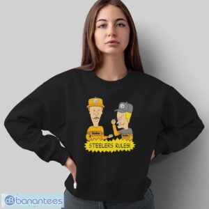 Beavis and Butt-Head Pittsburgh Steelers Rules T-Shirt - Sweatshirt