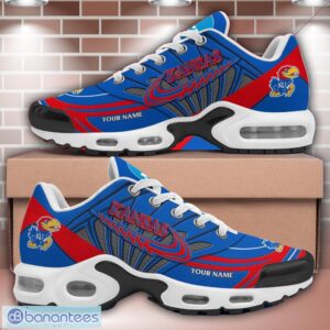 Kansas Jayhawks TN Shoes Air Cushion Sports Shoes Custom Name Gift Product Photo 1