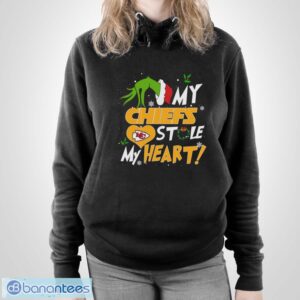 My Kansas City Chiefs Stole My Heart Shirt Sweatshirt Hoodie - Unisex Pullover Hoodie