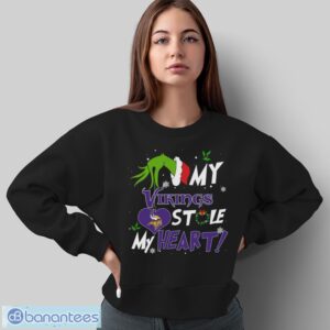 My Minnesota Vikings Stole My Heart Shirt Sweatshirt Hoodie - Sweatshirt