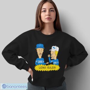 Official beavis and Butt-Head Detroit Lions Rules NFL Shirt - Sweatshirt