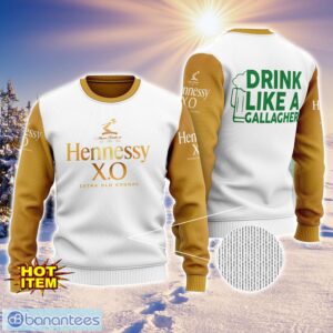 Remy Martin Drink Like A Gallagher Patrick Day 3D Print Sweater Christmas Gift Holiday Sweater Product Photo 1