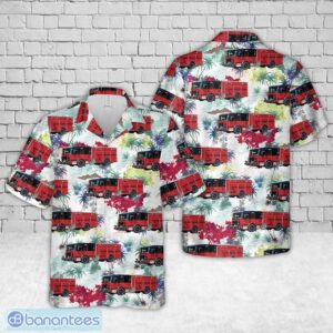 Lake In The Hills, Illinois, Algonquin-Lake in the Hills Fire Protection District Engine 142 Hawaiian Shirt Product Photo 1