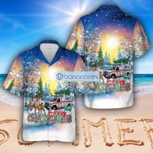 Bell Ambulance, Milwaukee, Wisconsin Christmas Hawaiian Shirt Beach Summer Shirt Product Photo 1