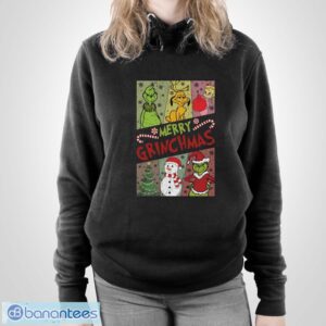 Merry Grinchmas Shirt Christmas Grinch Tee - Unisex Pullover Hoodie