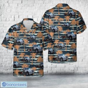 National Grid Flatbed Truck - Freightliner M2 112 Hawaiian Shirt Aloha Beach Shirt Product Photo 1