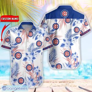 MLB Chicago Cubs Hawaiian Shirt Flower Baseball Aloha Shirt Product Photo 1