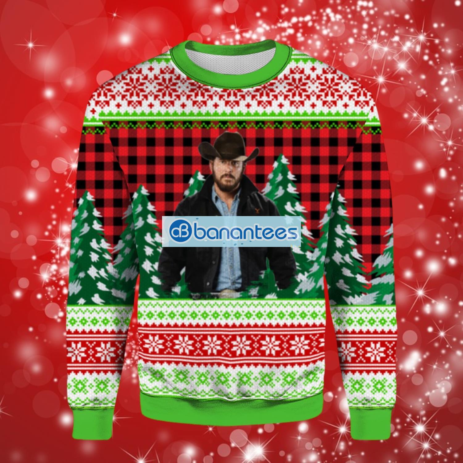 all i want for christmas rip knitted christmas ugly sweater full over print image All I Want For Christmas Rip Knitted Christmas Ugly Sweater Full Over Print Product Photo 1