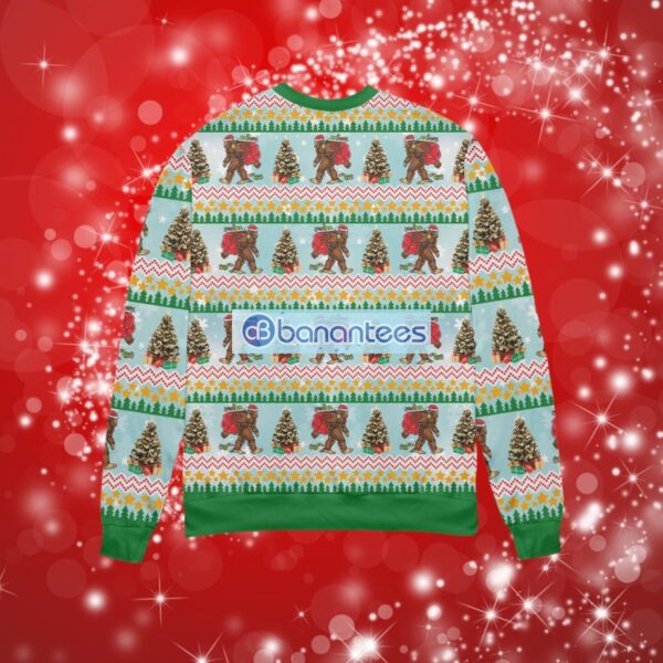 Amazing Bigfoot Ugly Christmas Sweater Full Over Print Product Photo 1