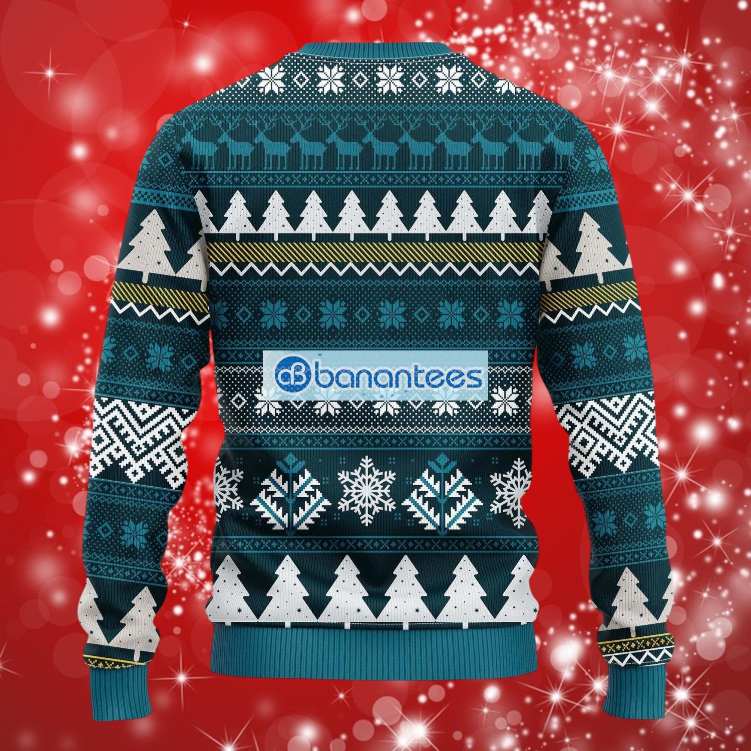 among us impostor green ugly christmas sweater full over print 1 image Among Us Impostor Green Ugly Christmas Sweater Full Over Print Product Photo 2