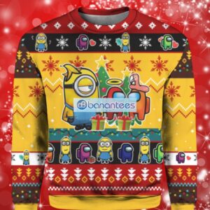 Among Us Minion Ugly Christmas Sweater Full Over Print Product Photo 1