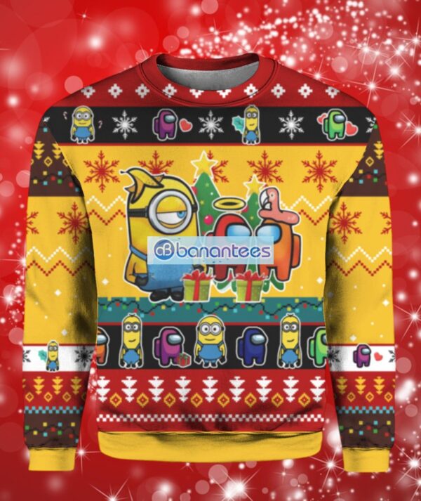 Among Us Minion Ugly Christmas Sweater Full Over Print Product Photo 1