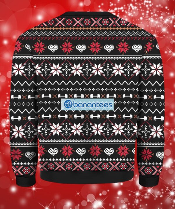 Animal Brodolf The Red Nose Gainzdeer Gym Ugly Christmas Sweater Full Over Print Product Photo 2