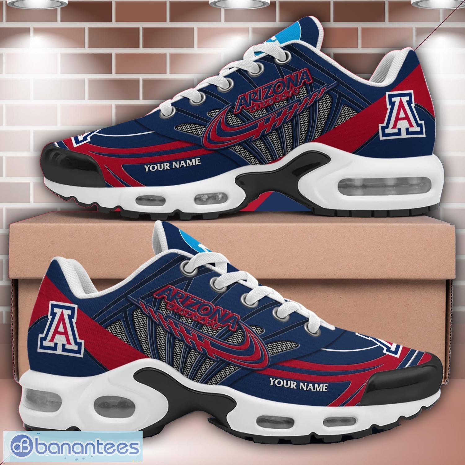arizona wildcats tn shoes air cushion sports shoes custom name gift image Arizona Wildcats TN Shoes Air Cushion Sports Shoes Custom Name Gift Product Photo 1