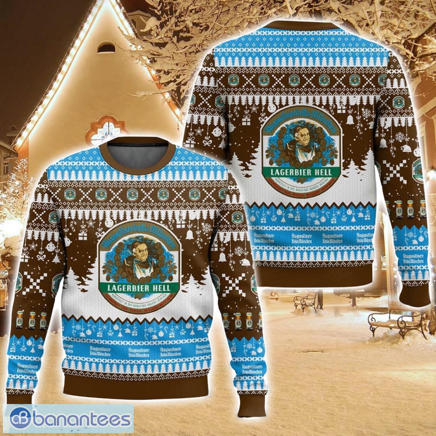augustiner bru german beer ugly christmas sweater for men and women christmas holiday gift family gift image Augustiner Bräu German Beer Ugly Christmas Sweater For Men And Women Christmas Holiday Gift Family Gift Product Photo 1
