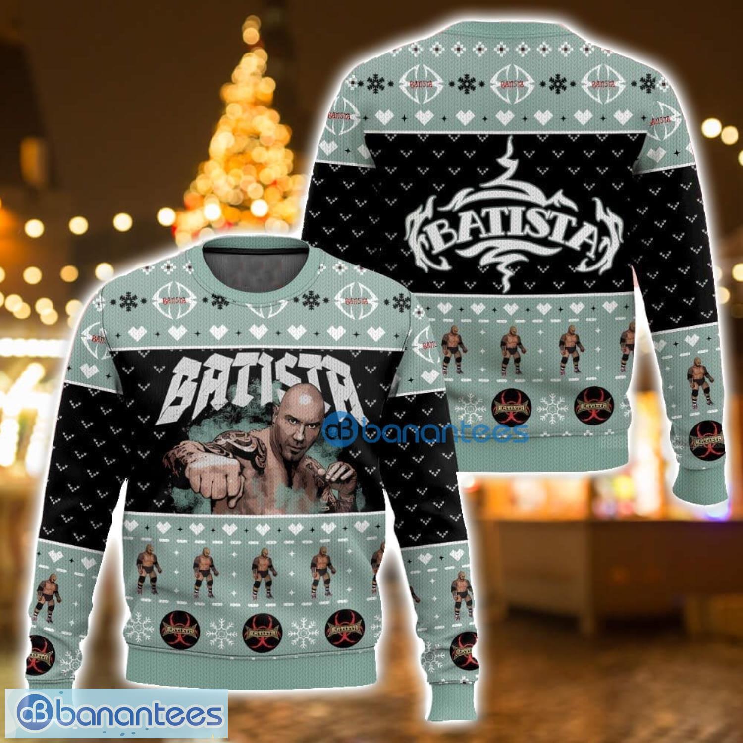batista 3d ugly christmas sweater unisex sweater christmas gift image Batista 3D Ugly Christmas Sweater Unisex Sweater Christmas Gift Product Photo 1