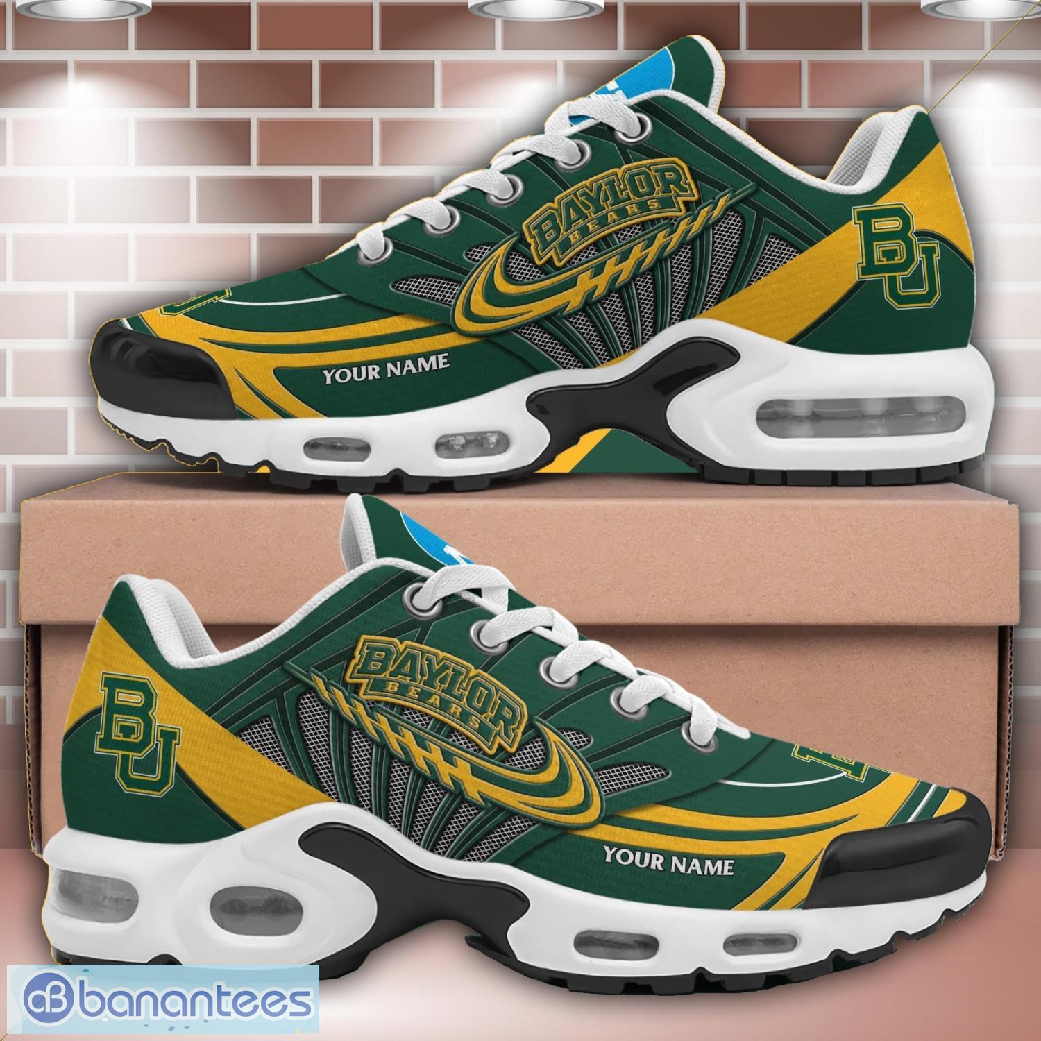 baylor bears tn shoes air cushion sports shoes custom name gift image Baylor Bears TN Shoes Air Cushion Sports Shoes Custom Name Gift Product Photo 1