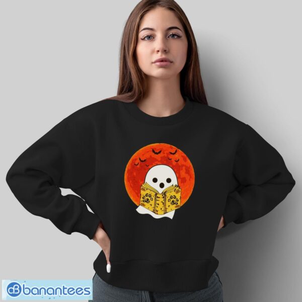 Booooooks T-Shirt Boo Read Books Lover Halloween T Shirt - Sweatshirt