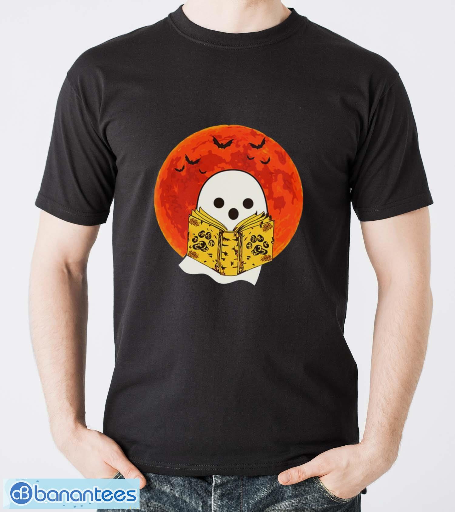 booooooks t shirt boo read books lover halloween t shirt image Booooooks T-Shirt Boo Read Books Lover Halloween T Shirt - Men T-Shirt