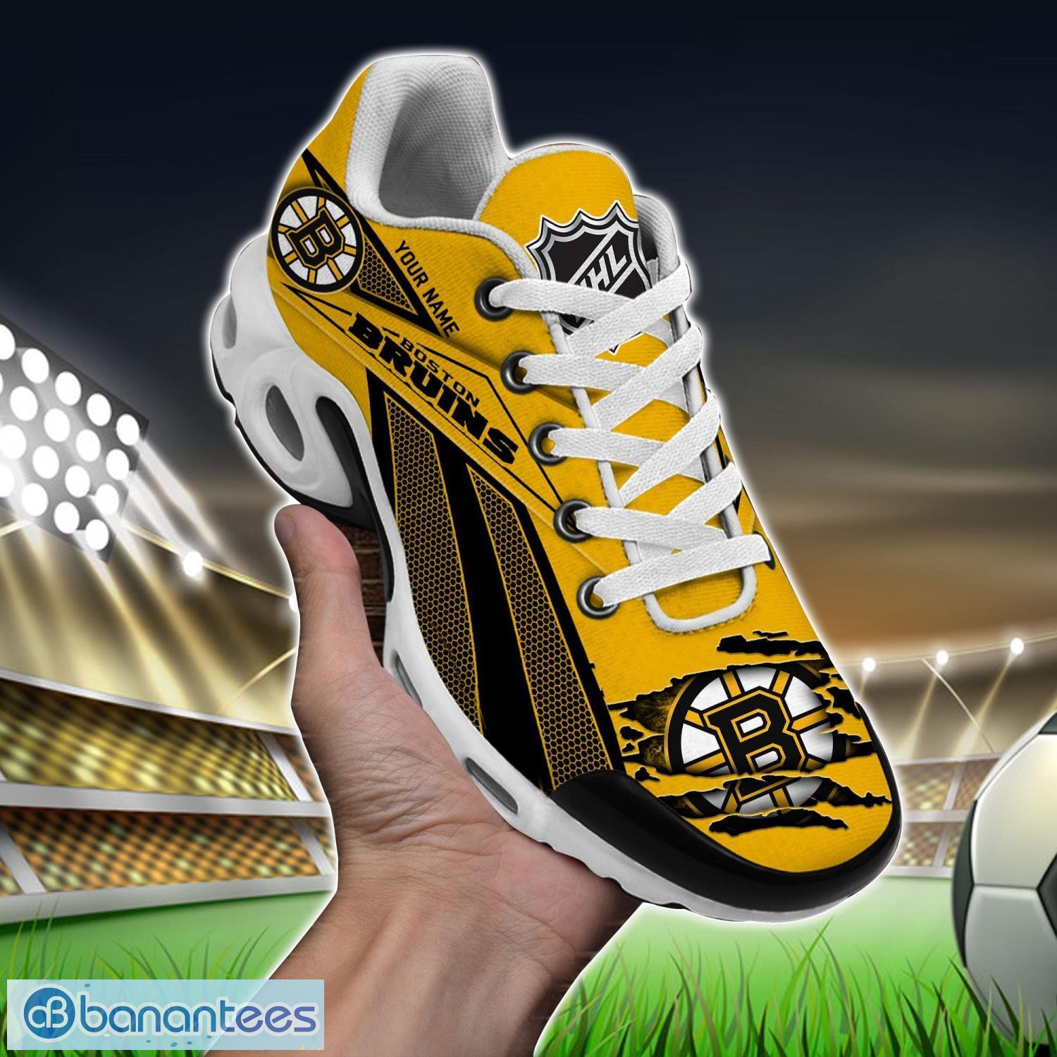 boston bruins air cushion sports shoes custom name gift tn shoes sneakers for fans men women team shoes image Boston Bruins Air Cushion Sports Shoes Custom Name Gift TN Shoes Sneakers For Fans Men Women Team Shoes Product Photo 1