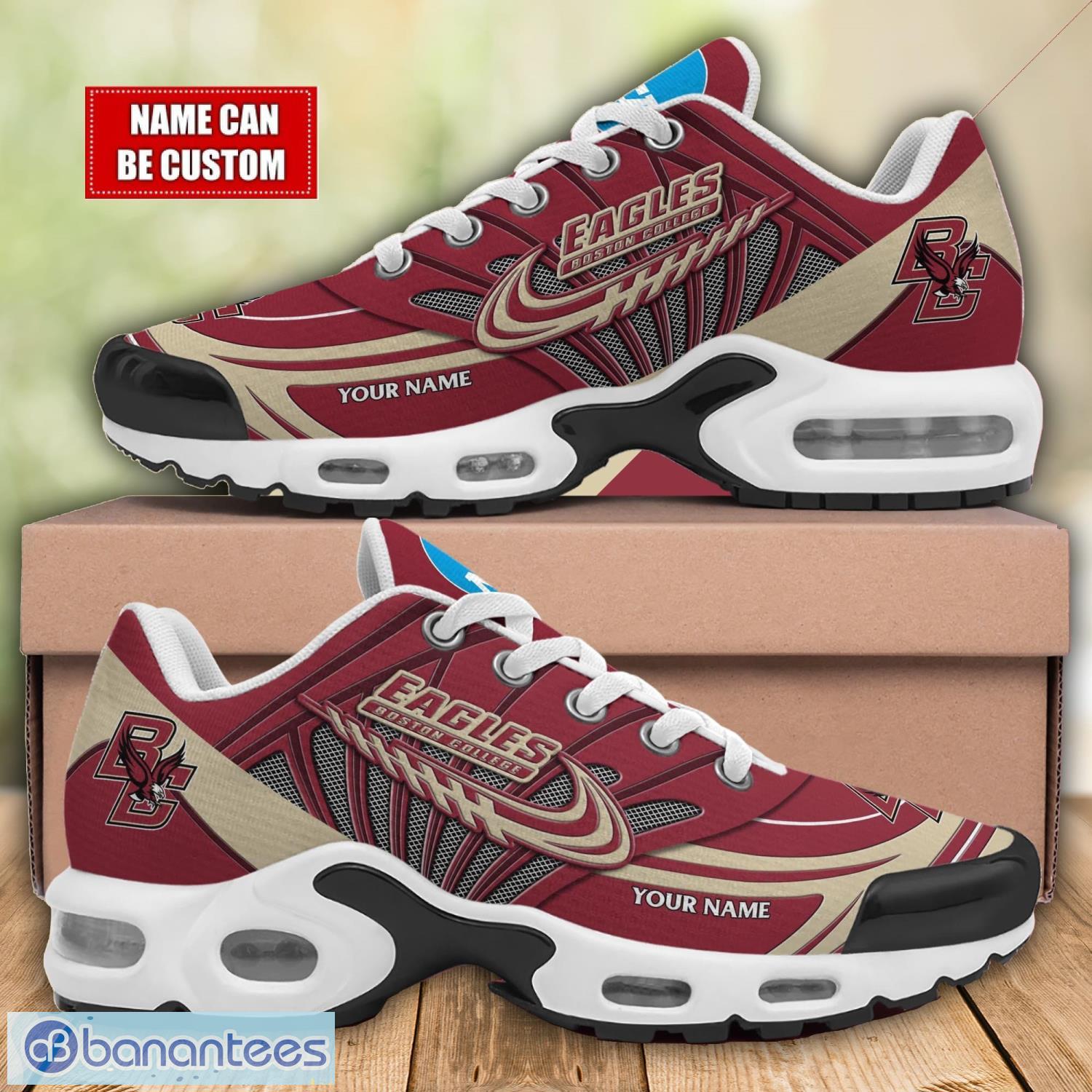 boston college eagles tn shoes air cushion sports shoes custom name gift ideas image Boston College Eagles TN Shoes Air Cushion Sports Shoes Custom Name Gift Ideas Product Photo 1