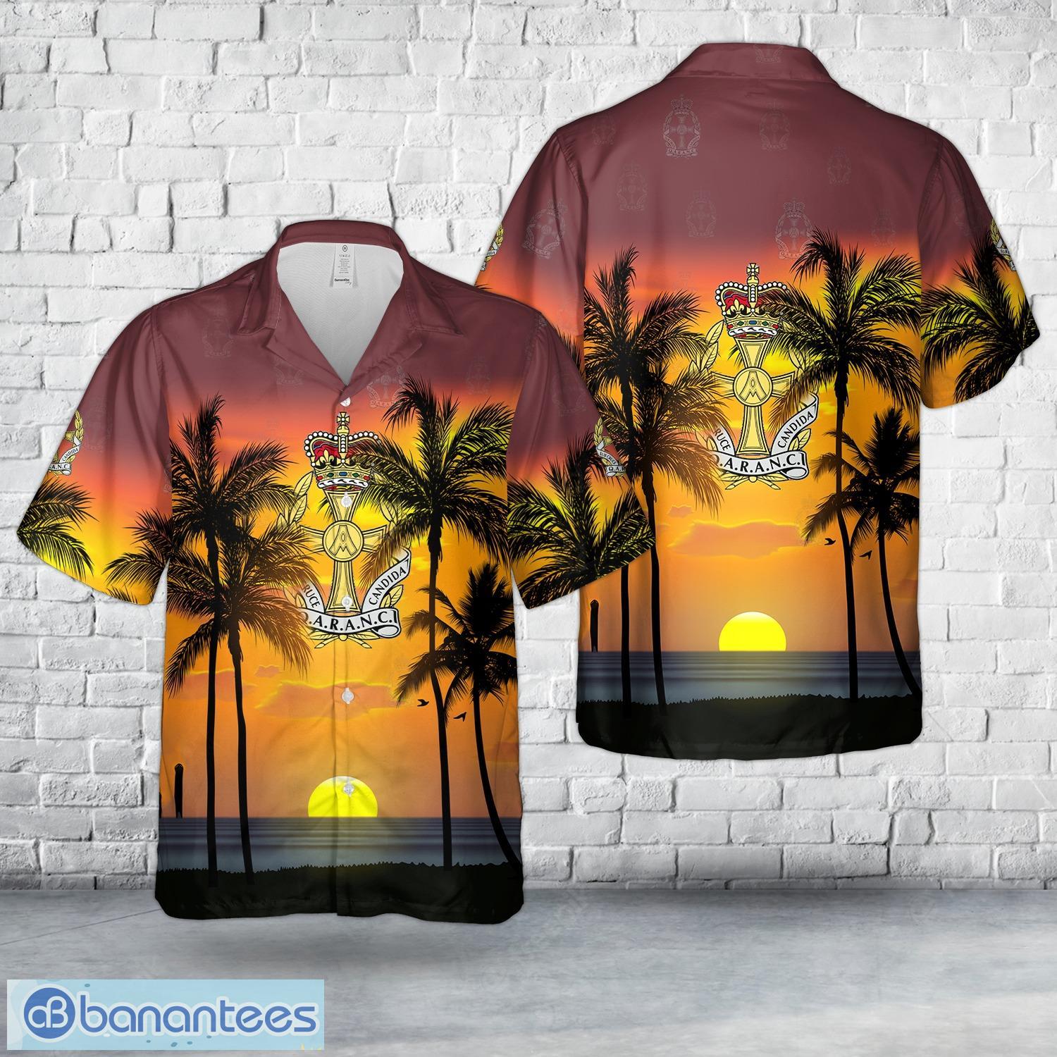 british army queen alexandras royal army nursing corps qaranc hawaiian shirt beach summer shirt image British Army Queen Alexandra's Royal Army Nursing Corps (QARANC) Hawaiian Shirt Beach Summer Shirt Product Photo