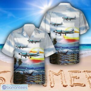 Convair CV-580 North Central Airlines Hawaiian Shirt Beach Summer Shirt Product Photo 1