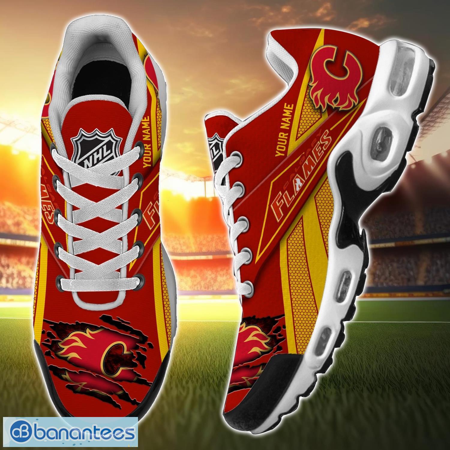 calgary flames air cushion sports shoes custom name gift tn shoes sneakers for fans men women team shoes 1 image Calgary Flames Air Cushion Sports Shoes Custom Name Gift TN Shoes Sneakers For Fans Men Women Team Shoes Product Photo 2