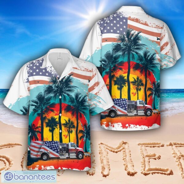 Cherokee County, North Carolina Ranger Fire Rescue Hawaiian Shirt Beach Summer Shirt Product Photo 1