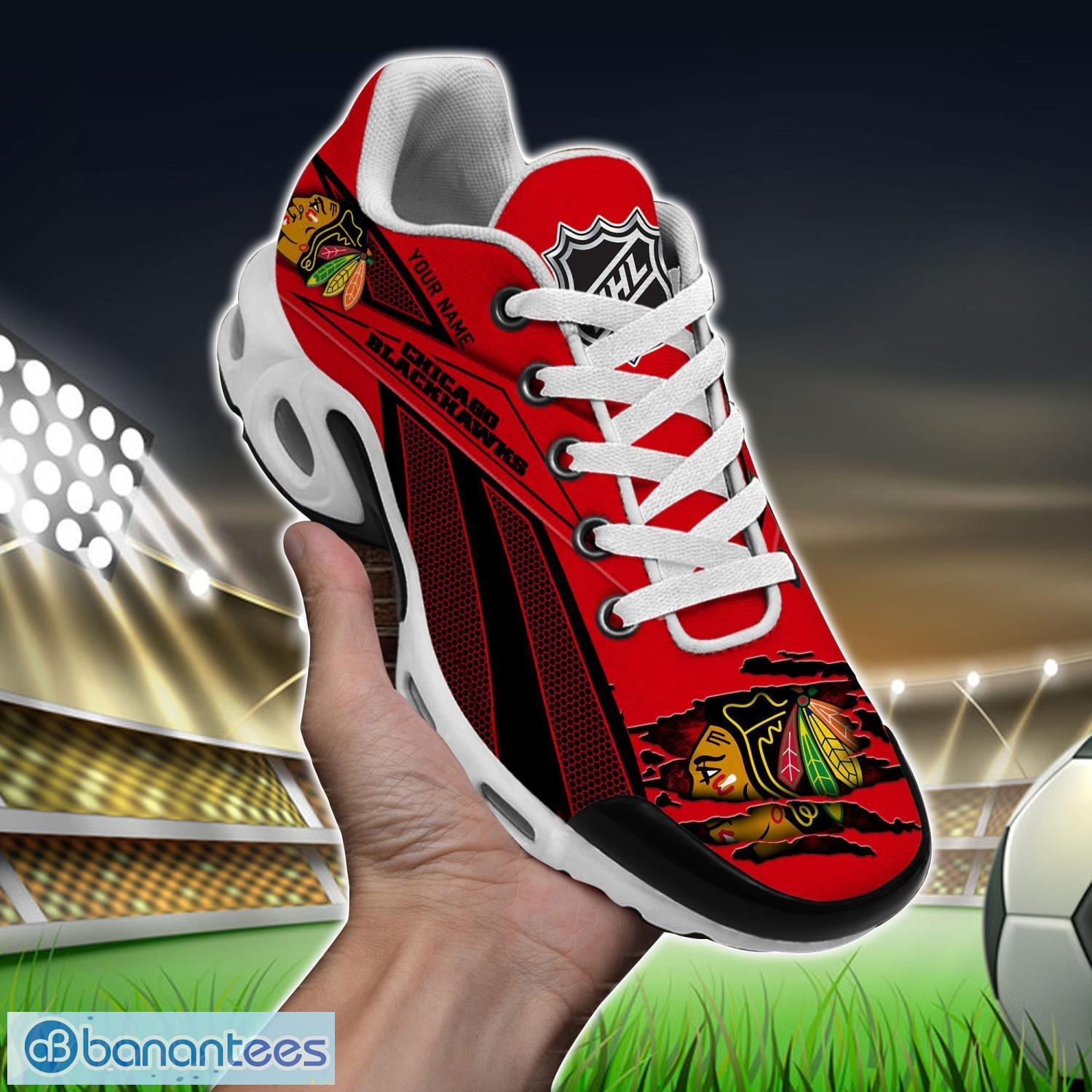 chicago blackhawks air cushion sports shoes custom name gift tn shoes sneakers for fans men women shoes image Chicago Blackhawks Air Cushion Sports Shoes Custom Name Gift TN Shoes Sneakers For Fans Men Women Shoes Product Photo 1